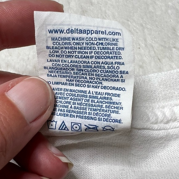 Delta Pittsburgh Pirates Short Sleeve Crewneck Logo T-Shirt in White Men’s Sz XL - Picture 6 of 6